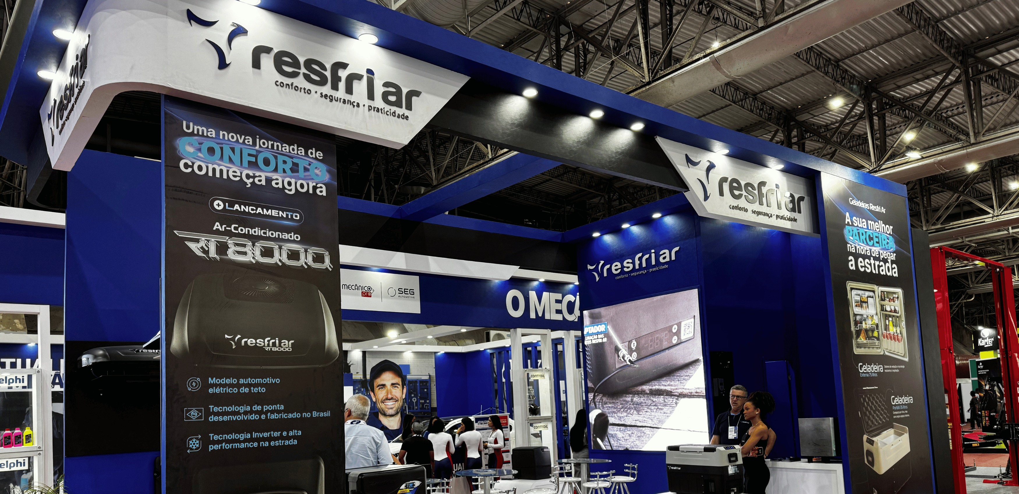 Resfri Ar lança novidades na principal feira de tecnologia  automotiva do Nordeste
